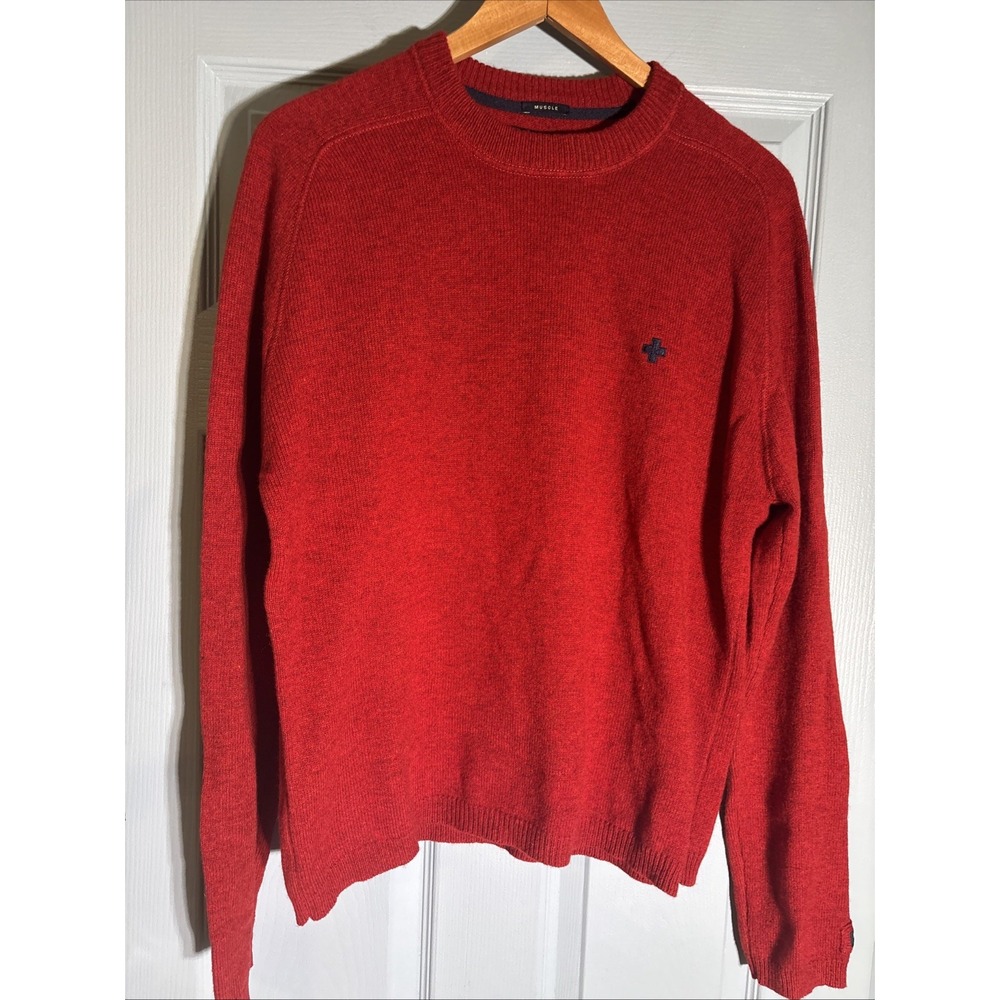 Vintage Abercrombie‎ And Fitch Muscle Sweater Mens SZ XL Y2K Wool Blend.